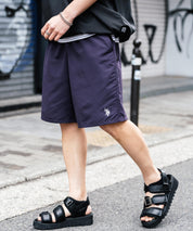 新色追加 U.S. POLO ASSN. ユーエスポロアッスン 水陸両用 別注コラボ接触冷感ワンポイントロゴ刺繍イージーショートパンツ 14320