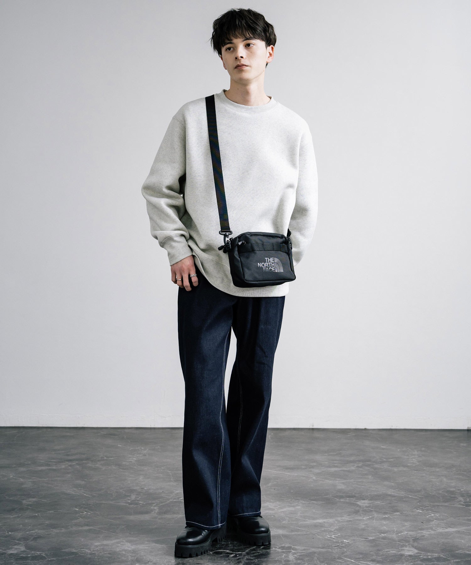THE NORTH FACE ザ・ノースフェイス WHITE LABEL ホワイトレーベル 韓国限定 WL Logo Cross Bag S ロゴクロスバッグ ショルダーバッグ