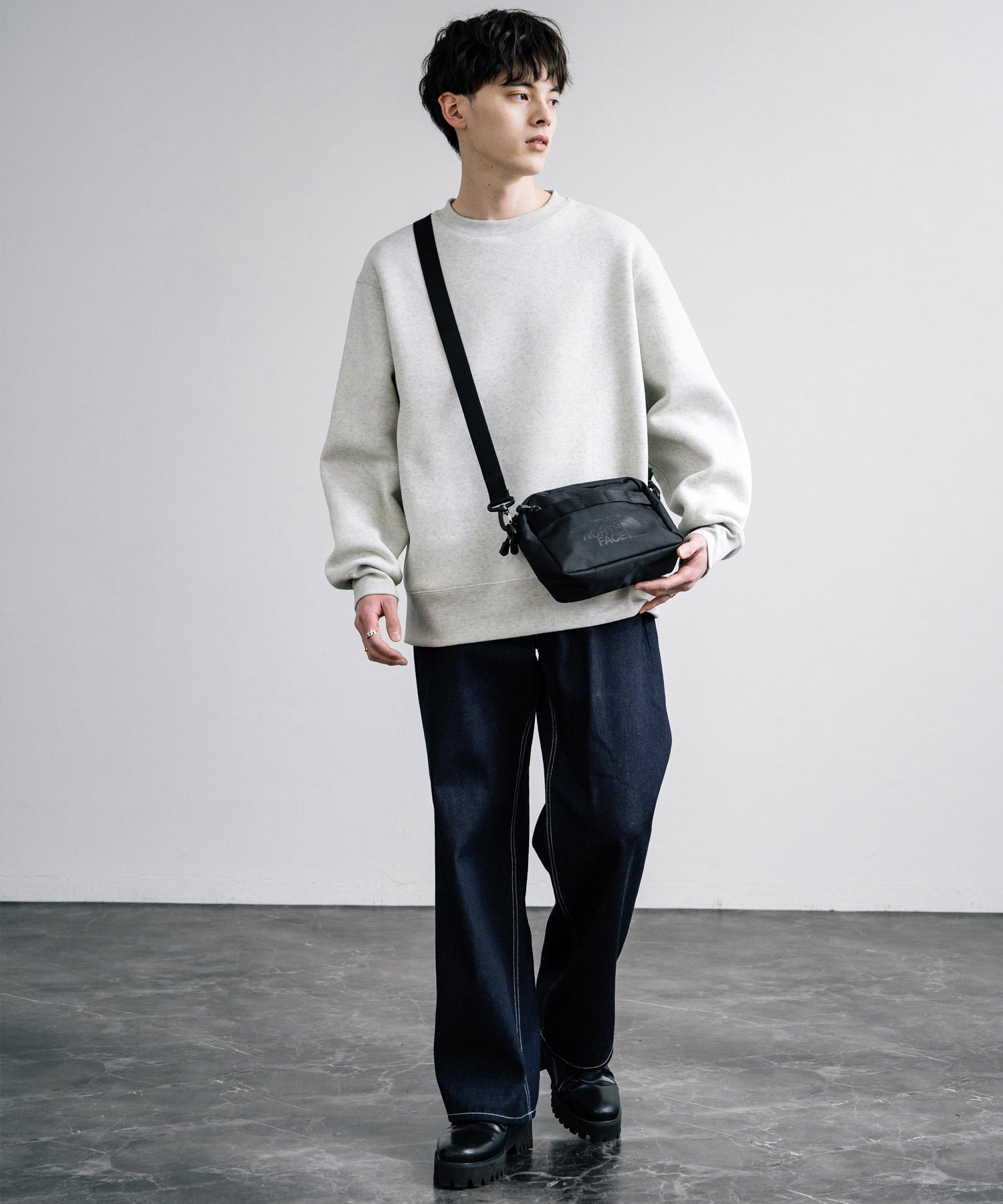 THE NORTH FACE ザ・ノースフェイス WHITE LABEL ホワイトレーベル 韓国限定 WL Logo Cross Bag S ロゴクロスバッグ ショルダーバッグ