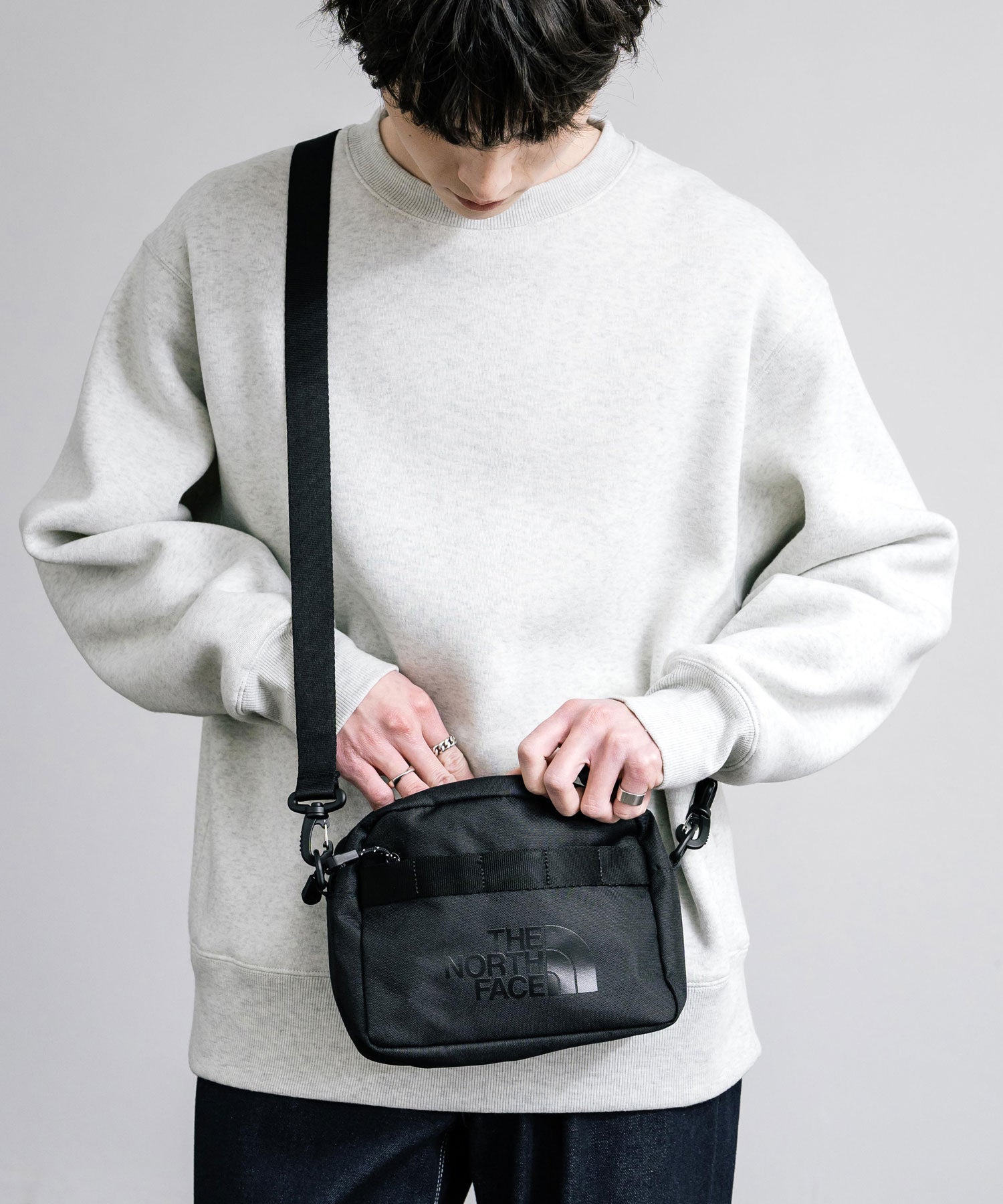 THE NORTH FACE ザ・ノースフェイス WHITE LABEL ホワイトレーベル 韓国限定 WL Logo Cross Bag S ロゴクロスバッグ ショルダーバッグ