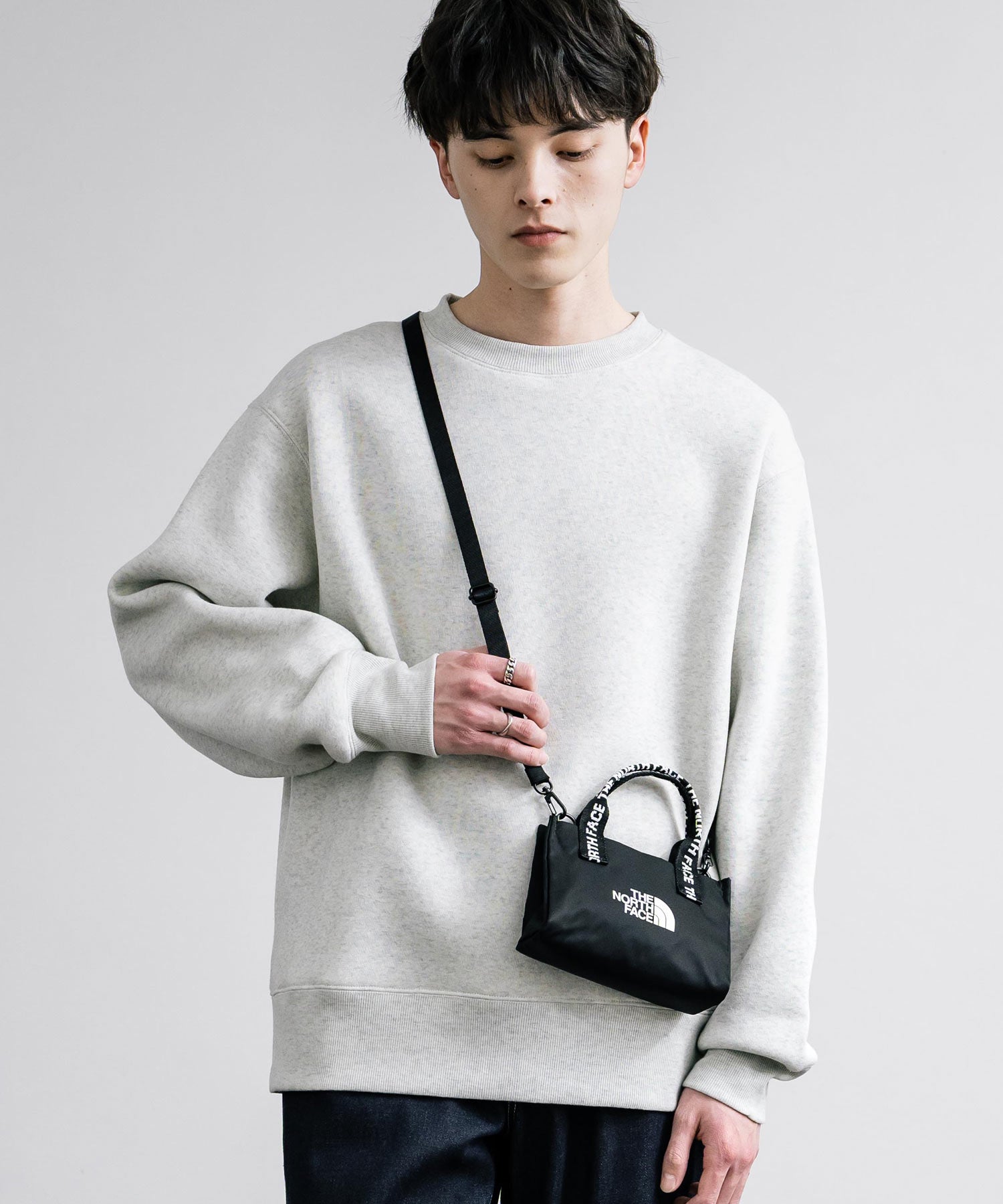 新色追加 THE NORTH FACE ザ・ノースフェイス WHITE LABEL ホワイトレーベル 韓国限定 BONNEY CROSS BAG MINI 2way ミニクロスバッグ 14343
