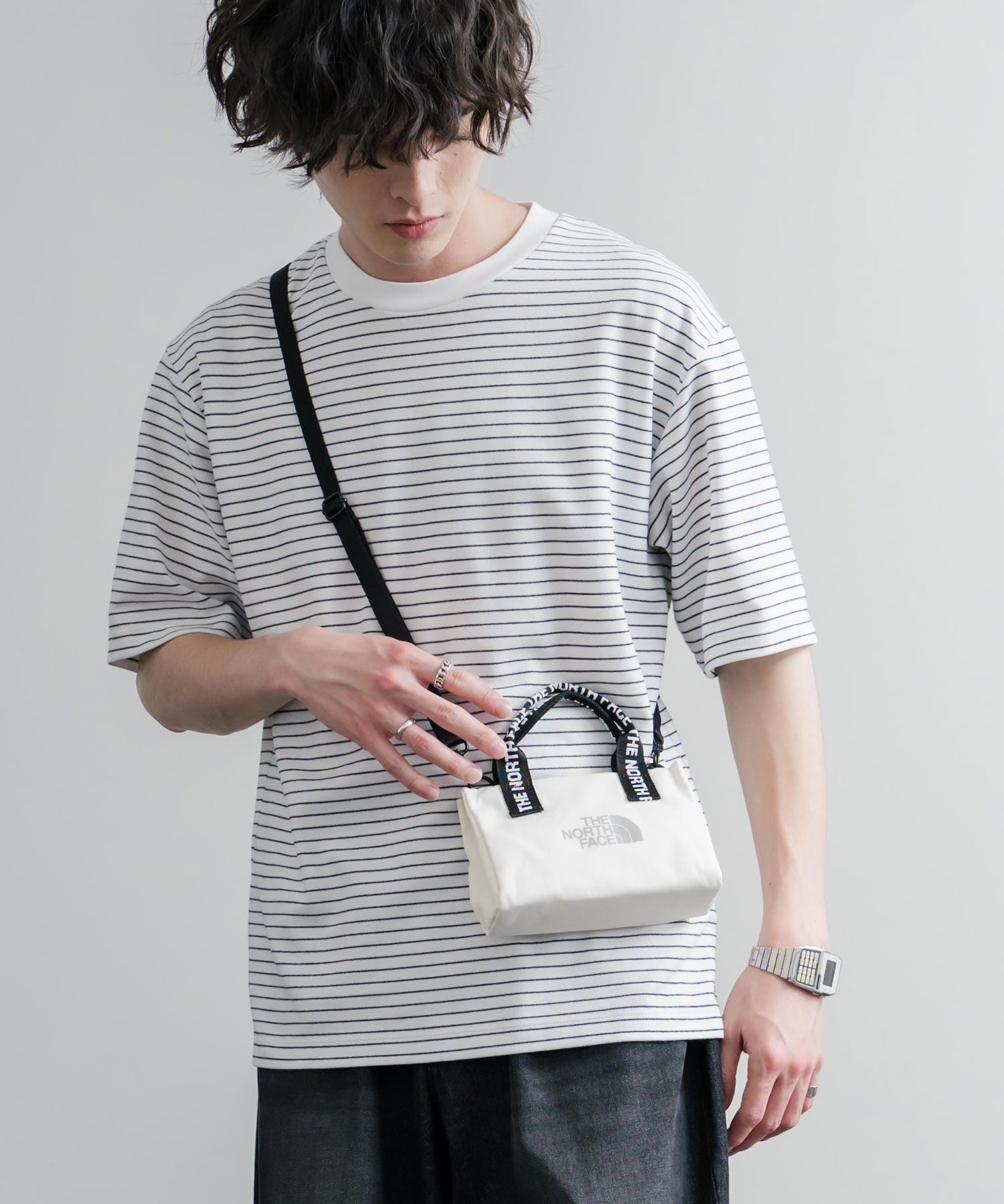 新色追加 THE NORTH FACE ザ・ノースフェイス WHITE LABEL ホワイトレーベル 韓国限定 BONNEY CROSS BAG MINI 2way ミニクロスバッグ 14343
