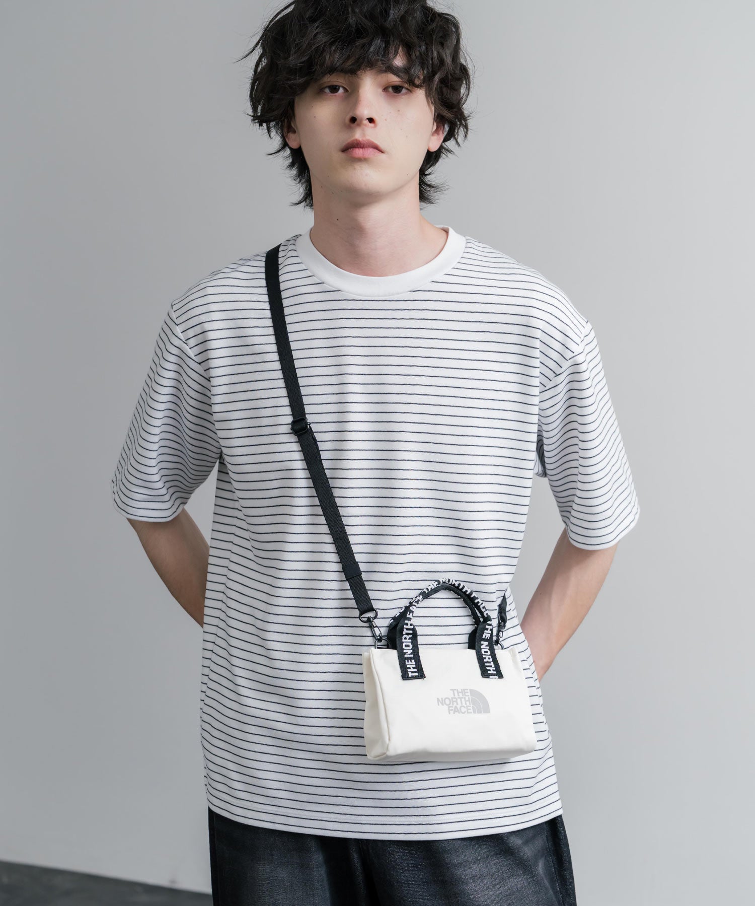 新色追加 THE NORTH FACE ザ・ノースフェイス WHITE LABEL ホワイトレーベル 韓国限定 BONNEY CROSS BAG MINI 2way ミニクロスバッグ 14343