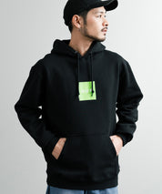 HUF ハフ SET BOX HOODIE オーバーサイズ裏起毛ロゴプルオーバーパーカー