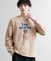 KRIFF MAYER クリフメイヤー RUUU ルー イラストレーターコラボ長袖プリントTシャツ LA 2435806