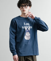 KRIFF MAYER クリフメイヤー RUUU ルー イラストレーターコラボ長袖プリントTシャツ LA 2435806