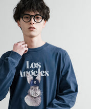 KRIFF MAYER クリフメイヤー RUUU ルー イラストレーターコラボ長袖プリントTシャツ LA 2435806
