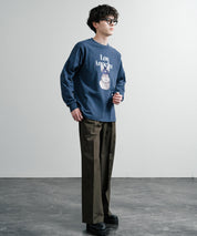 KRIFF MAYER クリフメイヤー RUUU ルー イラストレーターコラボ長袖プリントTシャツ LA 2435806