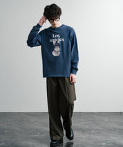 KRIFF MAYER クリフメイヤー RUUU ルー イラストレーターコラボ長袖プリントTシャツ LA 2435806