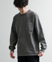 KRIFF MAYER クリフメイヤー オーバーサイズ ヘビーオンスピグメントクルーネック長袖Tシャツ ロンT 2435807