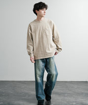 KRIFF MAYER クリフメイヤー オーバーサイズ ヘビーオンスピグメントクルーネック長袖Tシャツ ロンT 2435807