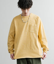 KRIFF MAYER クリフメイヤー オーバーサイズ ヘビーオンスピグメントクルーネック長袖Tシャツ ロンT 2435807