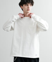 KRIFF MAYER クリフメイヤー オーバーサイズ ヘビーオンスピグメントクルーネック長袖Tシャツ ロンT 2435807