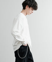 KRIFF MAYER クリフメイヤー オーバーサイズ ヘビーオンスピグメントクルーネック長袖Tシャツ ロンT 2435807