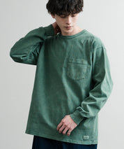 KRIFF MAYER クリフメイヤー オーバーサイズ ヘビーオンスピグメントクルーネック長袖Tシャツ ロンT 2435807