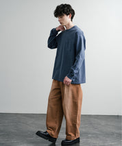 KRIFF MAYER クリフメイヤー オーバーサイズ ヘビーオンスピグメントクルーネック長袖Tシャツ ロンT 2435807