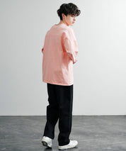 KRIFF MAYER クリフメイヤー オーバーサイズ ヘビーオンス天竺 ピグメント加工 フットボール七分袖Tシャツ 2435808