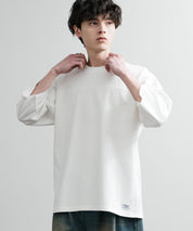 KRIFF MAYER クリフメイヤー オーバーサイズ ヘビーオンス天竺 ピグメント加工 フットボール七分袖Tシャツ 2435808