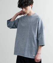 KRIFF MAYER クリフメイヤー オーバーサイズ ヘビーオンス天竺 ピグメント加工 フットボール七分袖Tシャツ 2435808
