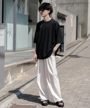 オーバーサイズ ハンドステッチ半袖Tシャツ