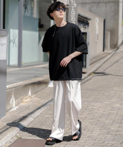 オーバーサイズ ハンドステッチ半袖Tシャツ