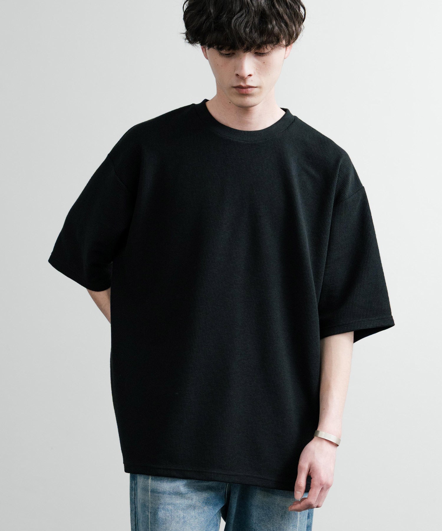 オーバーサイズ テックワッフルサーマル半袖Tシャツ – Rocky Monroe