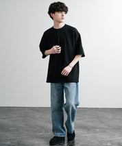 オーバーサイズ テックワッフルサーマル半袖Tシャツ