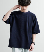オーバーサイズ テックワッフルサーマル半袖Tシャツ