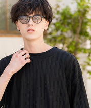 オーバーサイズ 透かし編みアンサンブル半袖Tシャツ