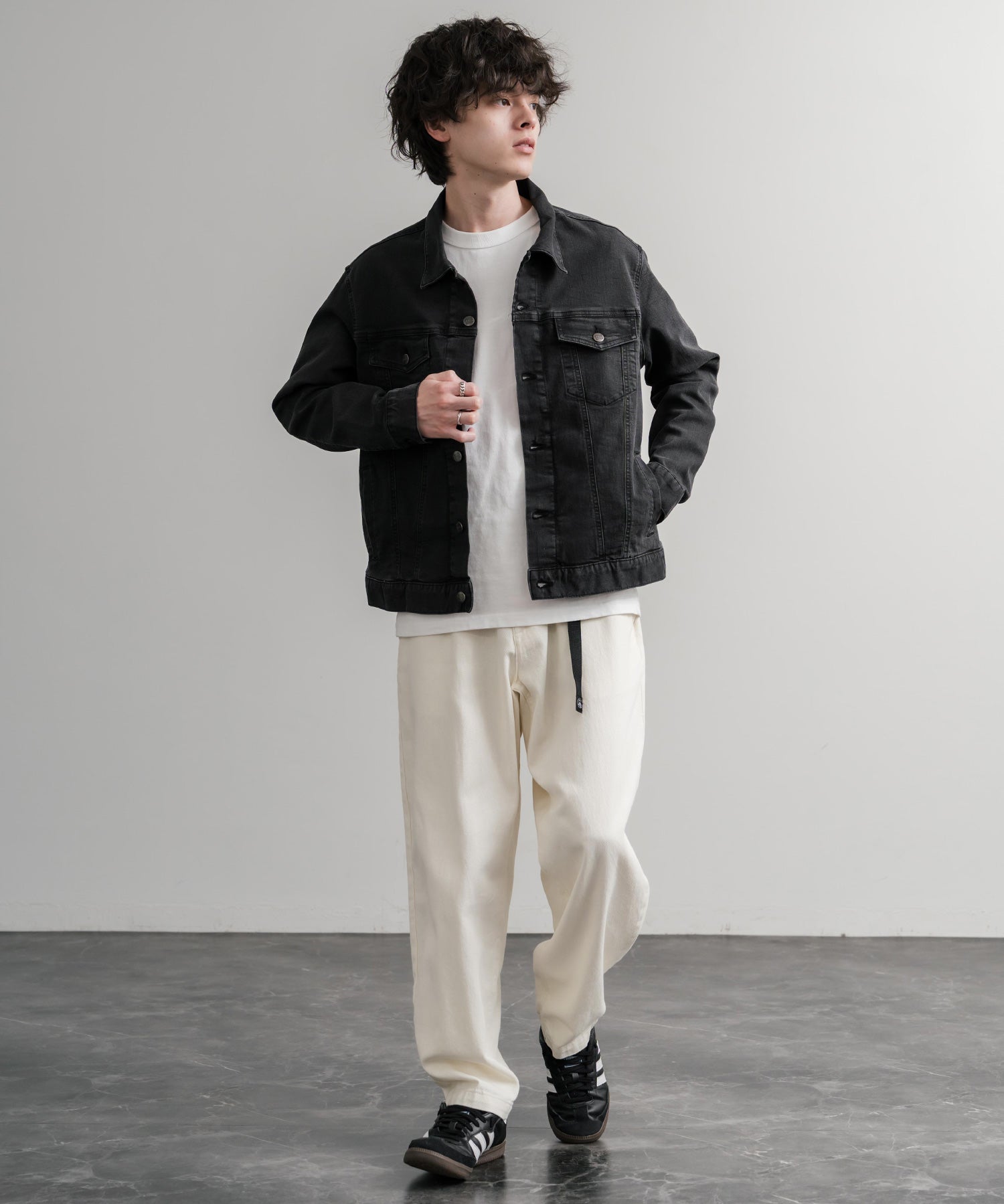 新色追加 Hanes ヘインズ ショート丈 ストレッチデニムジャケット Gジャン 14398