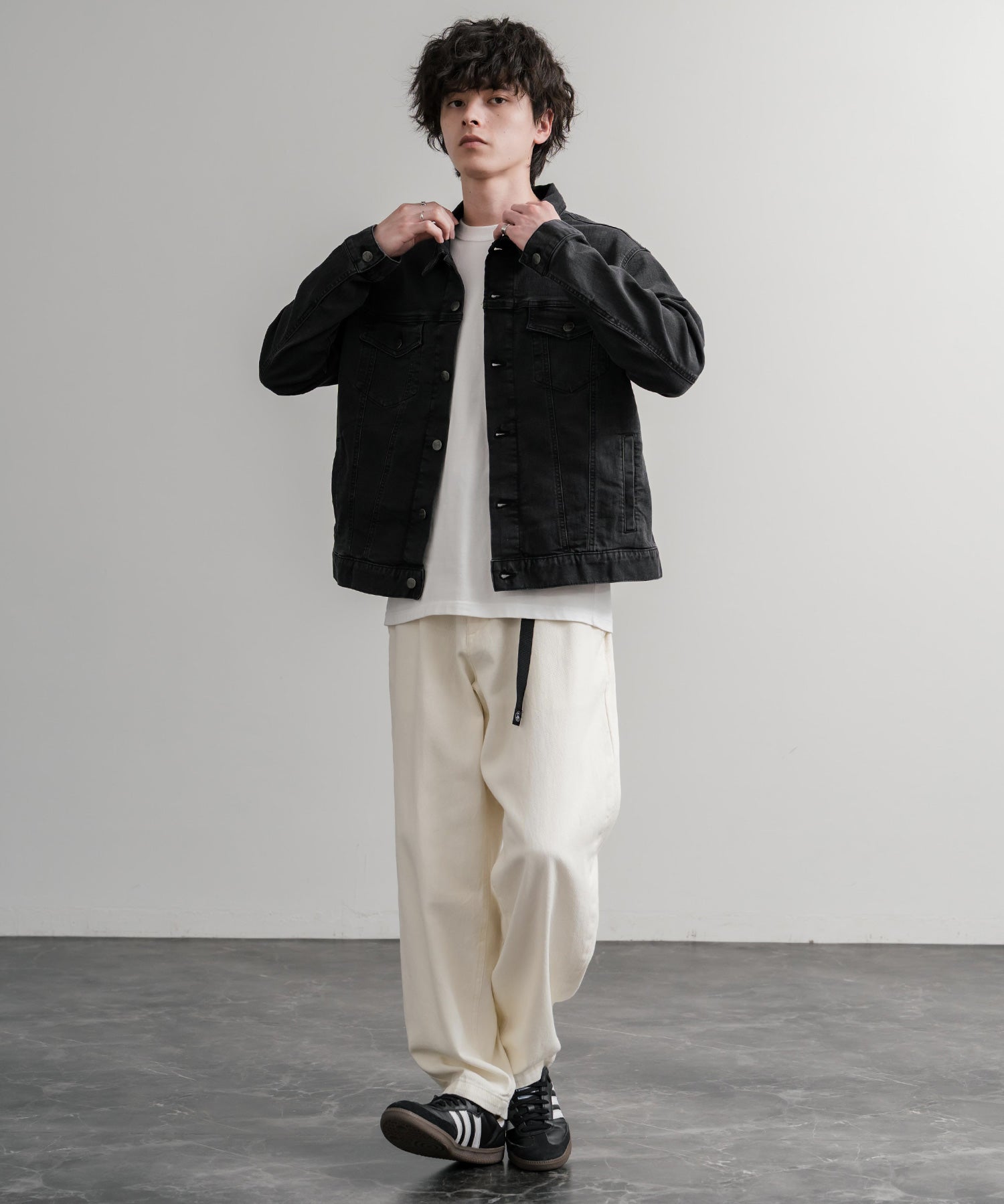 新色追加 Hanes ヘインズ ショート丈 ストレッチデニムジャケット Gジャン 14398
