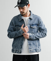 新色追加 Hanes ヘインズ ショート丈 ストレッチデニムジャケット Gジャン 14398
