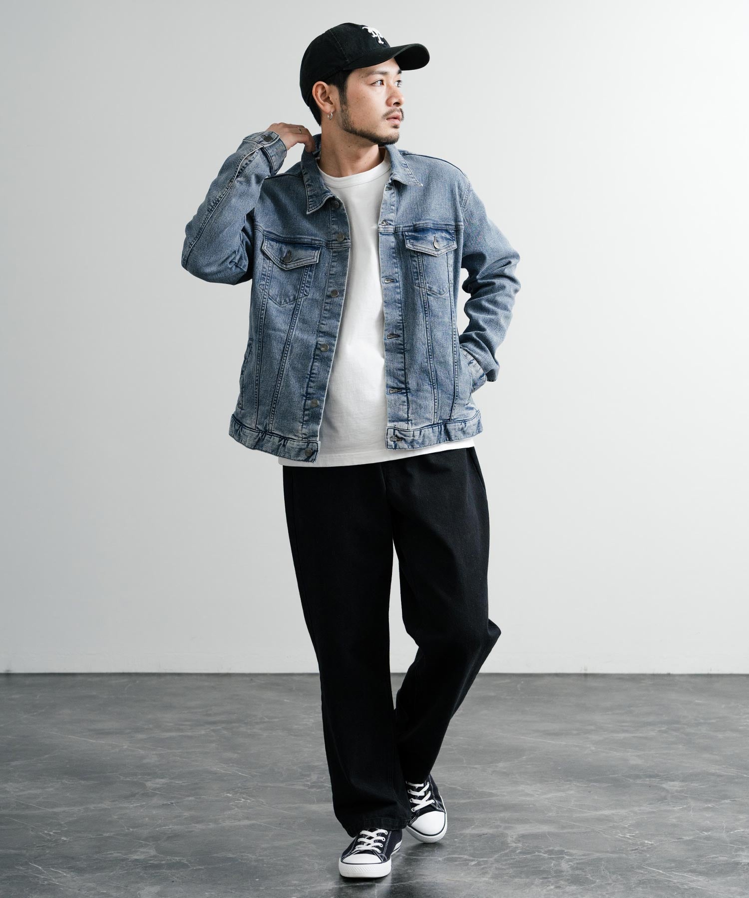 新色追加 Hanes ヘインズ ショート丈 ストレッチデニムジャケット Gジャン 14398