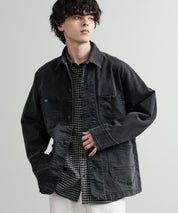 新色追加 Hanes ヘインズ ストレッチデニムカバーオール/デニムジャケット 14399