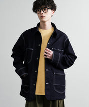 新色追加 Hanes ヘインズ ストレッチデニムカバーオール/デニムジャケット 14399