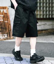 ワイドミリタリーカーゴイージーショートパンツ ハーフパンツ