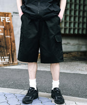 ワイドミリタリーカーゴイージーショートパンツ ハーフパンツ