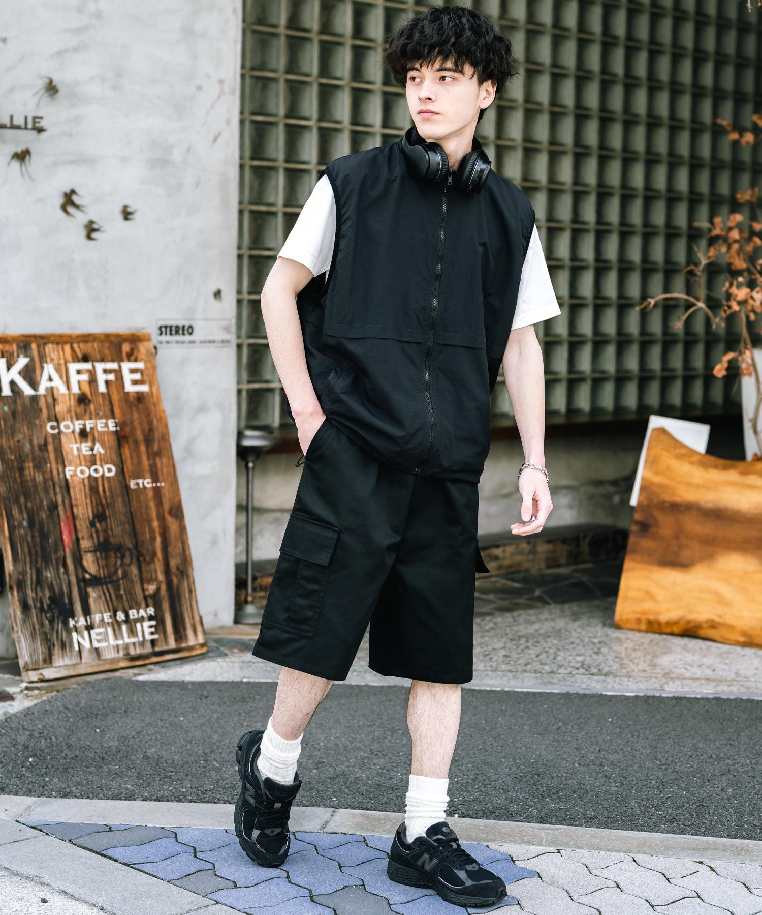 ワイドミリタリーカーゴイージーショートパンツ ハーフパンツ