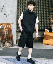 ワイドミリタリーカーゴイージーショートパンツ ハーフパンツ