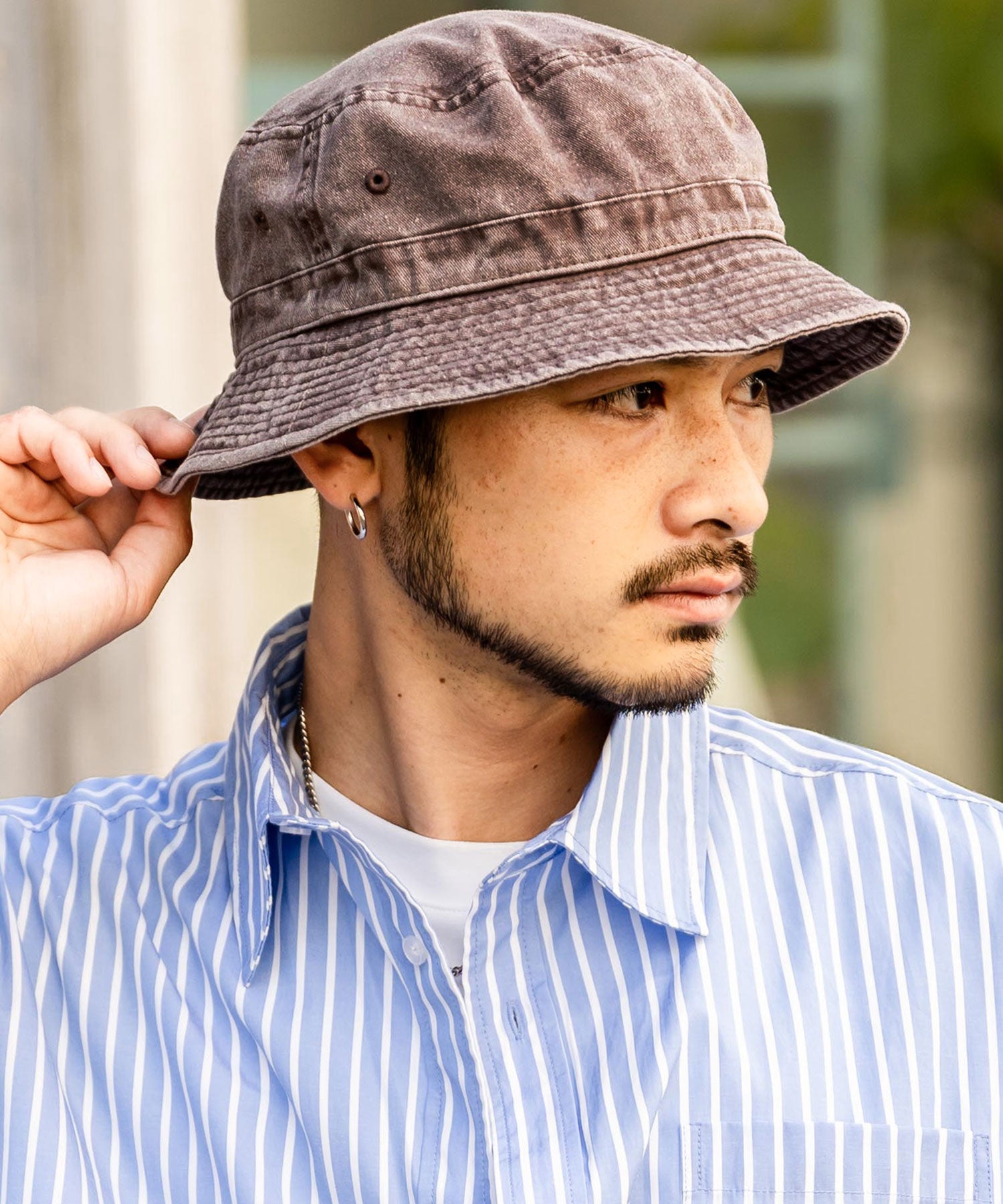 NEWHATTAN ニューハッタン Bucket Hat pigment dyed ピグメントダイバケットハット