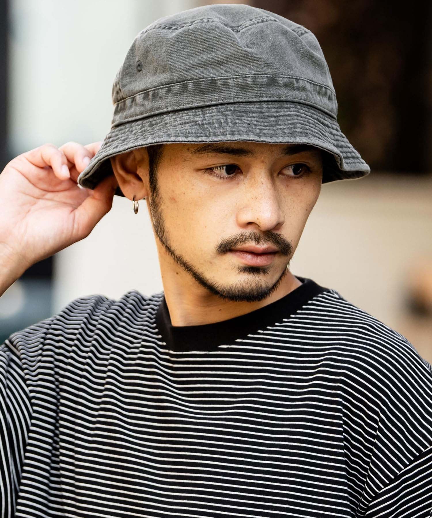 NEWHATTAN ニューハッタン Bucket Hat pigment dyed ピグメントダイバケットハット