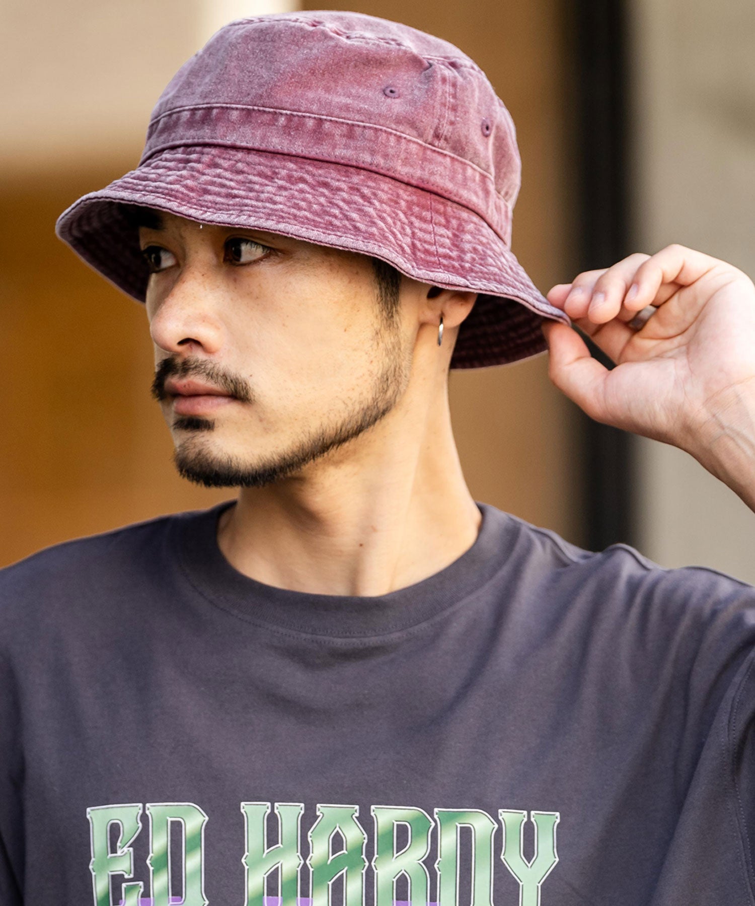 NEWHATTAN ニューハッタン Bucket Hat pigment dyed ピグメントダイバケットハット
