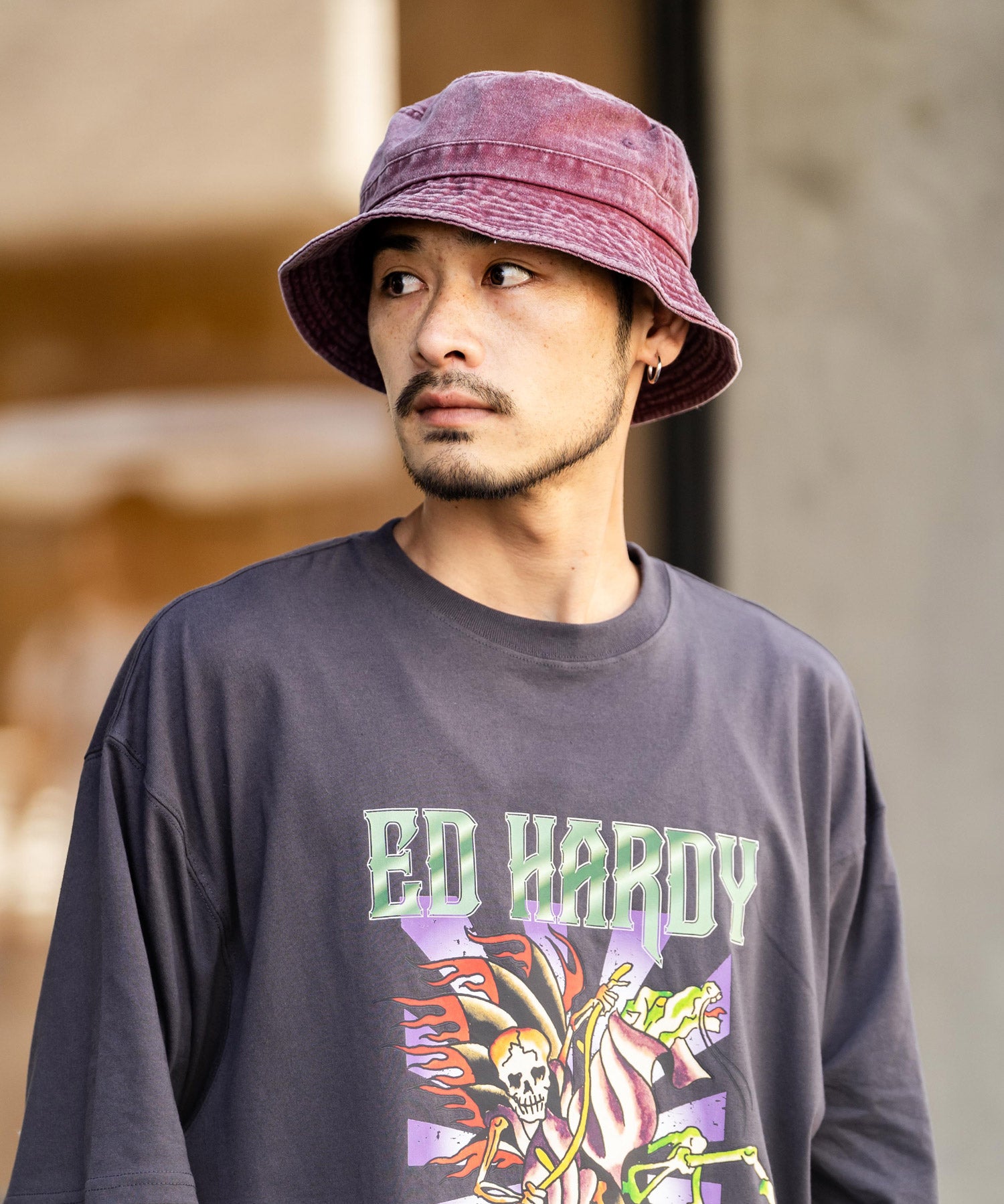 NEWHATTAN ニューハッタン Bucket Hat pigment dyed ピグメントダイバケットハット