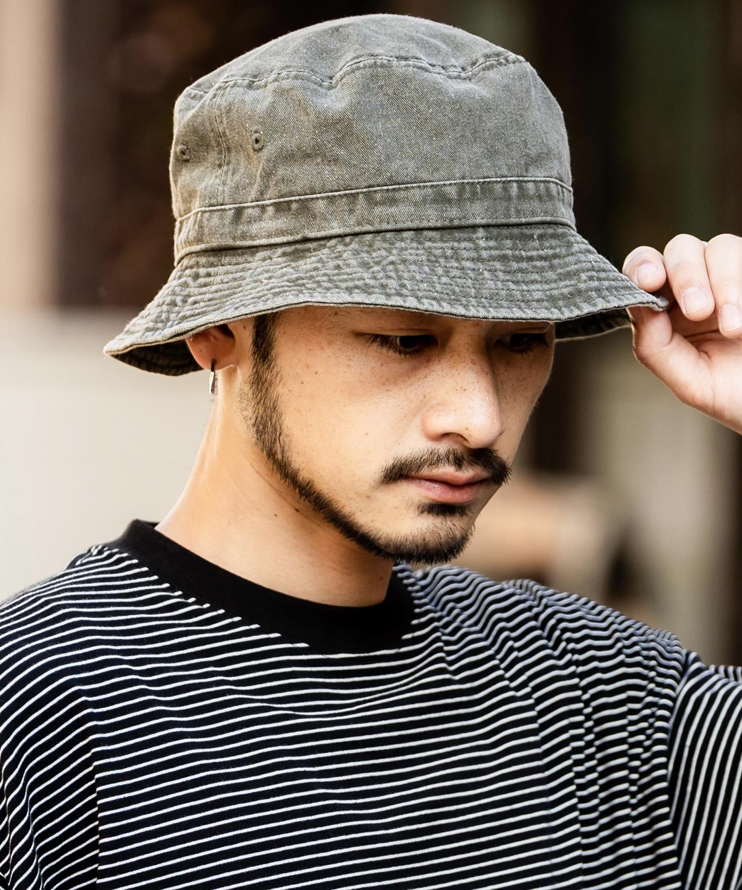 NEWHATTAN ニューハッタン Bucket Hat pigment dyed ピグメントダイバケットハット