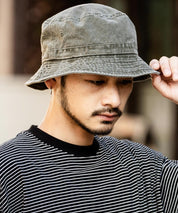 NEWHATTAN ニューハッタン Bucket Hat pigment dyed ピグメントダイバケットハット
