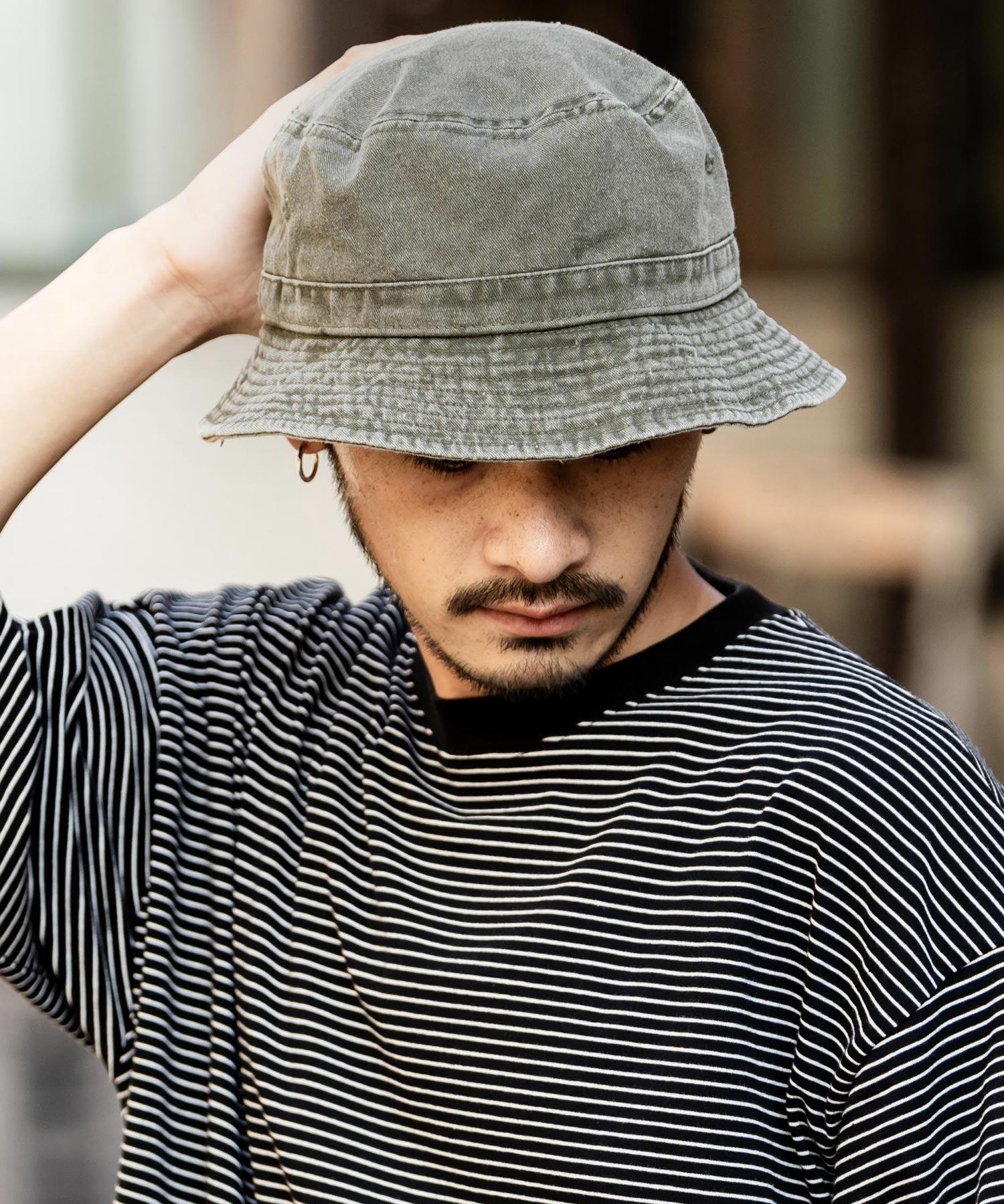 NEWHATTAN ニューハッタン Bucket Hat pigment dyed ピグメントダイバケットハット
