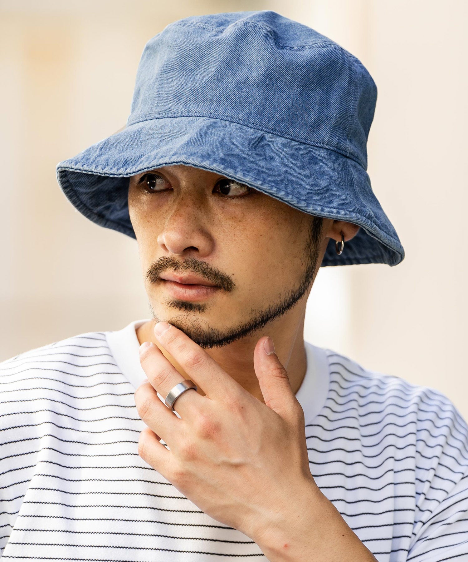 NEWHATTAN ニューハッタン Bucket Hat denim デニムバケットハット
