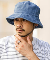 NEWHATTAN ニューハッタン Bucket Hat denim デニムバケットハット