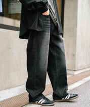 ルーズシルエットワイドデニムパンツ