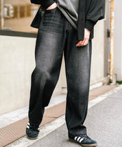 ルーズシルエットワイドデニムパンツ